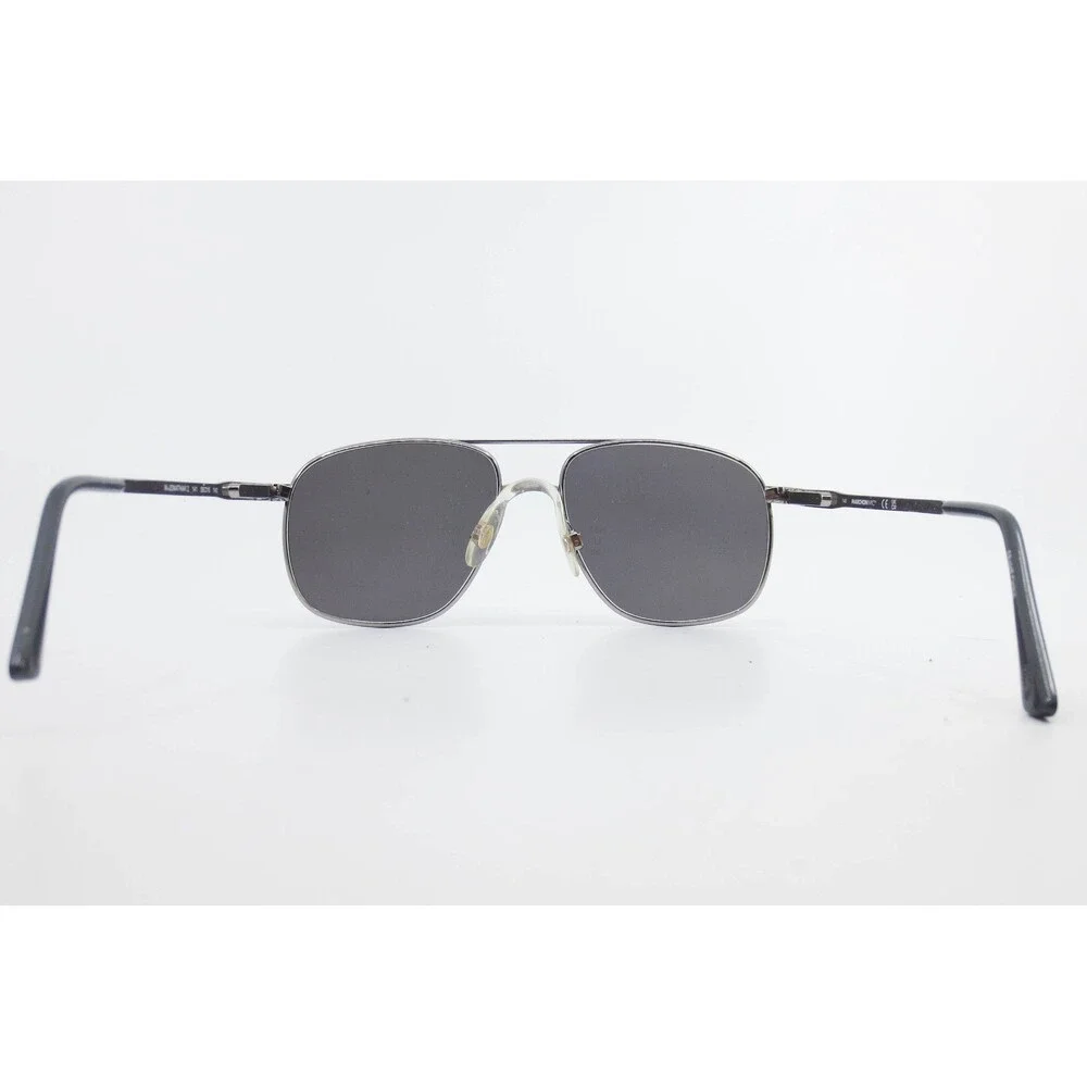 Marchon NYC M-Jonathan 2 141 Gunmetal Aviator Eyeglasses Frames 56-16-140 Mens